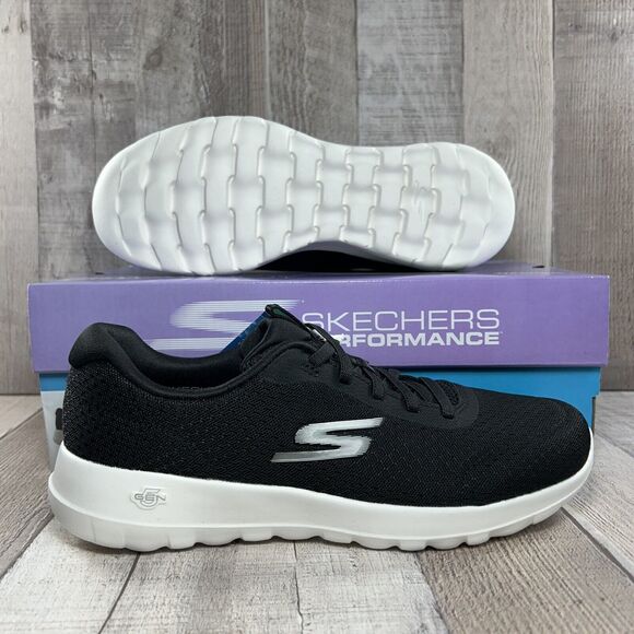 Skechers Go Walk Joy Ecstatic Women's Running Walking Shoes Sneaker Black Size 8 - Picture 2 of 15